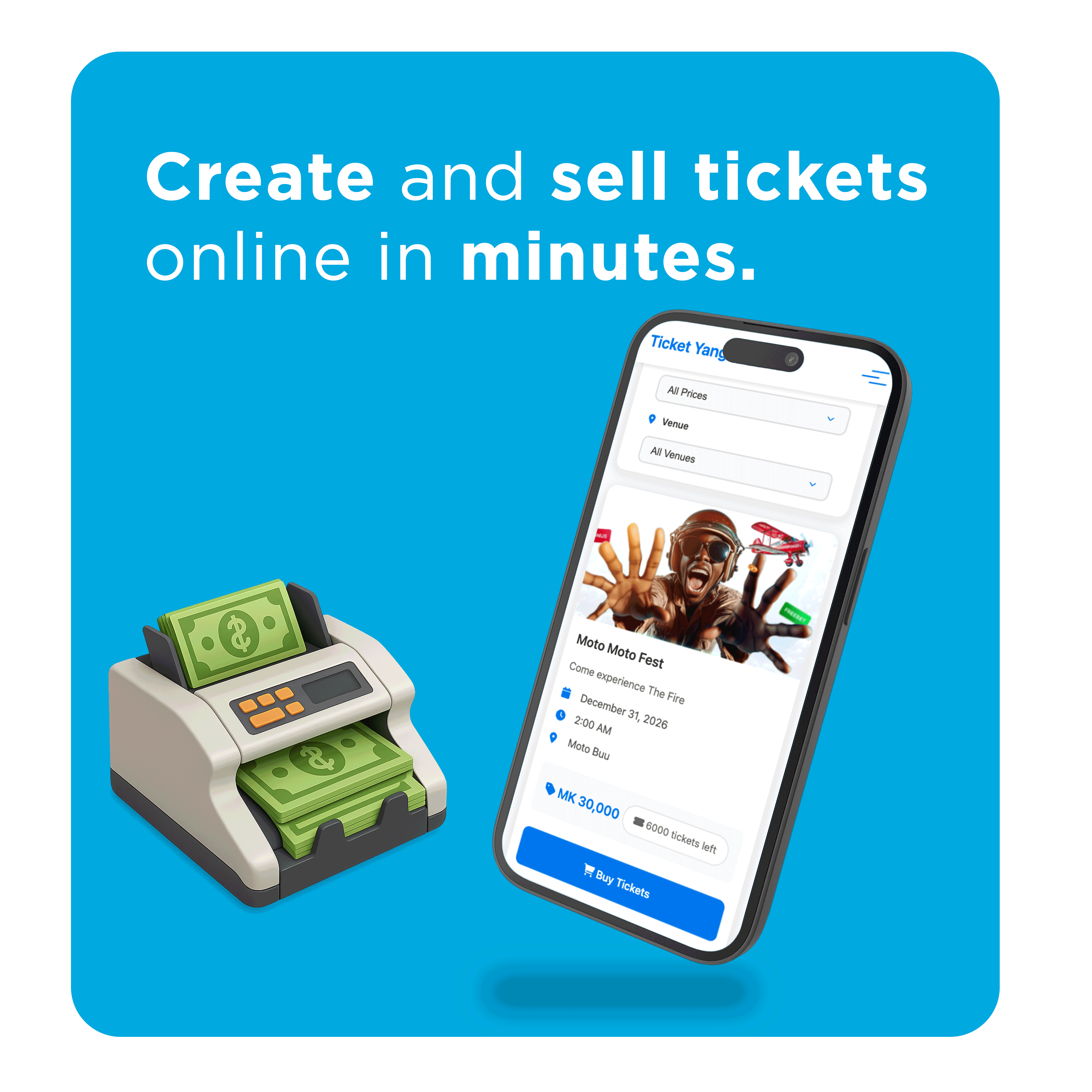 Ticket Yanga card 1